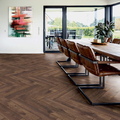 Ламинат Ter Hurne Herringbone Дуб Кабин Y08 в интерьере